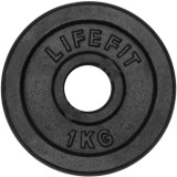 Disc Greutate Dhs Otel, 1 Kg, Negru Ultimate FactoryBikes