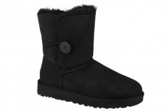 Cizme de iarna UGG Bailey Button II 1016226-BLK negru foto