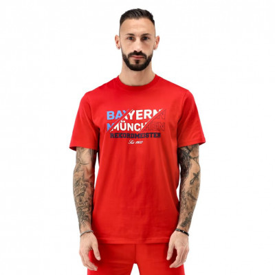 Bayern M&amp;uuml;nchen tricou de bărbați Rekordmeister red - L foto