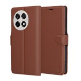 Husa OnePlus 13R Techsuit Leather Folio, maro