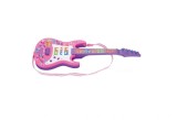 Cumpara ieftin Chitara Electrica Copii Music Guitar Rockband 52cm, Lumini si Melodii, Curea, Jucarie Muzicala, +3 Ani