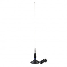 Antena CB President MLA-85, 93CM, 250W, 26-28MHz, cu inclinare la 90 de grade si magnet inclus PNI-MLA85