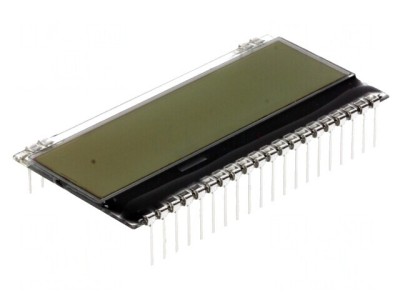 Display LCD Alfanumeric 16x2 FSTN 55x27.94mm Alb foto