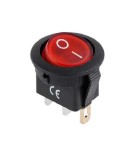 Intrerupator 12V 20A ON-OFF 3 pini rosu IRS 101 cu retinere, Oem