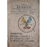 INDREPTAR PRIVIND PASARILE DE APARTAMENT SI PESTII DE ACVARIU VOL.2-ASOCIATIA CENTRALA SPECIALIZATA EXOTICA-246456