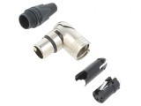Mufă XLR Mamă 4 Pin 90&deg; Rotativ pe Cablu, Neutrik