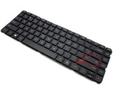 Tastatura HP Neagra Pavilion Ultrabook 14 layout US fara rama enter mic, Sleekbook 14 layout US fara rama