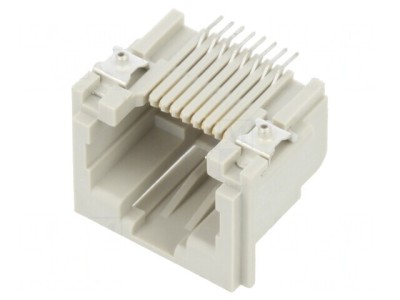 Conector RJ45 Modular, Gri foto