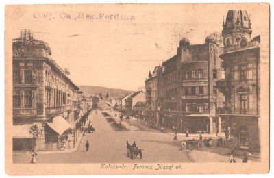 SV * Cluj Napoca * CALEA REGELE FERDINAND * 1924 * supratipar foto