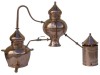 Cazan Alambic Charental Premium 20L Cupru, Distilare Continua Coniac, Tuica. Set Premium cu Preincalzitor si Racire Eficienta