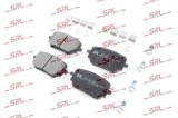 Placute frana, montare Spate, nu este pregatit pentru indicator uzura; cu accesorii; SRLine