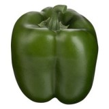 Ardei Gras Verde Artificial din Plastic, 10cm, CMCLASS