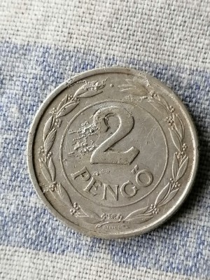 MONEDA - 2 PENGO 1941 - UNGARIA foto