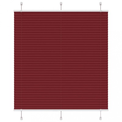 Gossi jaluza plisata bordeaux rosu 120x100 cm latime tesatura foto