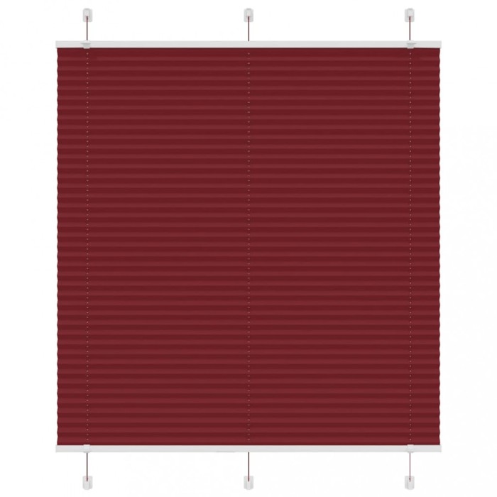Gossi jaluza plisata bordeaux rosu 120x100 cm latime tesatura