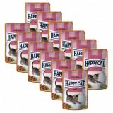 Cumpara ieftin Happy Cat Meat In Sauce Kitten &amp;amp; Junior Land-Ente 12 x 85 g