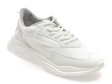 Cumpara ieftin Pantofi sport HUGO albi, 6960, din material textil