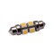 Bec 8 LED SMD SOFIT 36MM 5050 12V ALBA CALDA 3000K 360&deg; Cod: PT51 Automotive TrustedCars