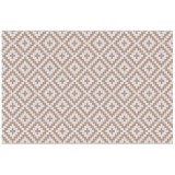 Outsunny Covor pentru Exterior Reversibil cu Model Geometric, Rezistent la Razele UV, 182x274 cm, Cafeniu | Aosom Romania
