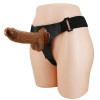 Ham Strap-On Universal + Dildo Michael Harness Briefs, Brun, 18 cm, Pretty Love