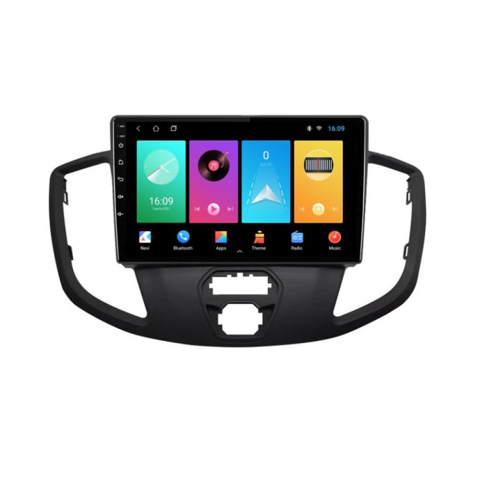 Navigatie dedicata cu Android Ford Transit 2014 - 2020, 2GB RAM, Radio GPS Dual
