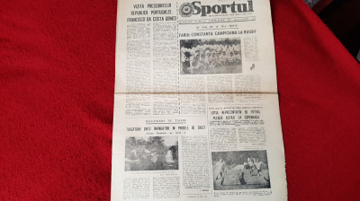 Ziar Sportul 19 05 1975 foto