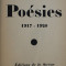 POESIES 1917 - 1920 par JEAN COCTEAU , 1920 , EDITIE NUMEROTATA , 853 DIN 1032*