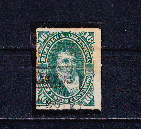 TSV$ - ARGENTINA, 1877 MICHEL 33, STAMPILAT