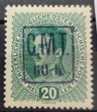60/20 Heller MH - Supratipar CMT - Ocupatia romana in Pocutia 1919 expertizat