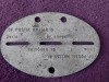 Rom&acirc;nia Infanterie Războiul Rece,PLACUTA DE IDENTIFICARE MILITARI IN RAZBOI