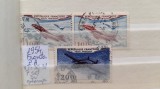1954 France PA YT=30-31 p.set 3 val stamp.
