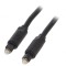 Cablu Audio Optic Toslink 1m Aurit Negru