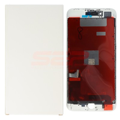 LCD+Touchscreen cu Rama Apple iPhone 8 Plus WHITE VER. DTP / C3F ORIGINAL REFURBISHED foto