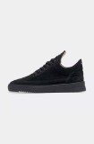 Filling Pieces sneakers din piele &icirc;ntoarsă culoarea negru
