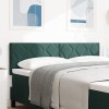 VidaXL Tablia de pat LED Design Blocuri Diamond Verde &Icirc;nchis 160 cm