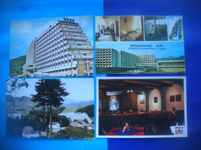 HOPCT LOT 2536 LOCALITATI DIN..-JUD BISTRITA NASAUD-4 CARTI POSTALE-NECIRCULATE