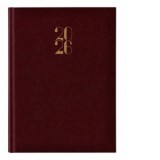 Agenda Artilux A4 datata, hartie ivory, coperta maro