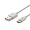 Cablu USB Type C 1m 2.4A alb SILVER EDITON V-TAC SKU-8486