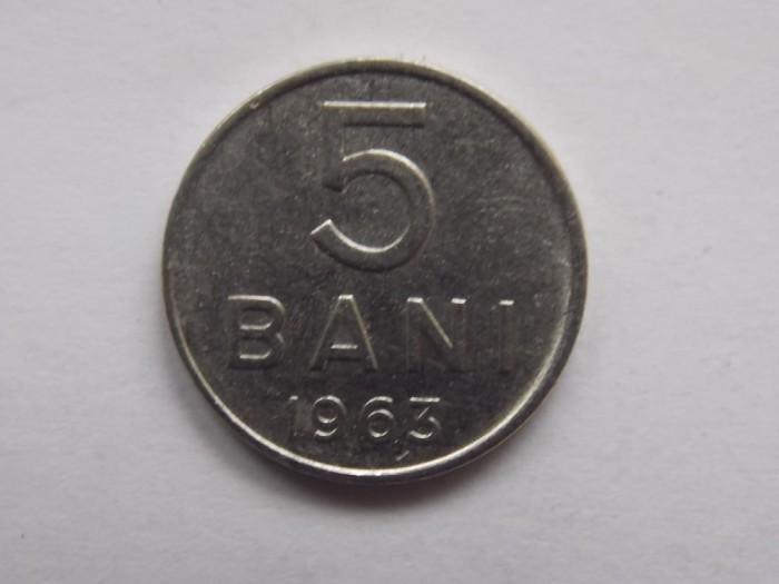 5 BANI 1963 ROMANIA-XF