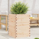 Cumpara ieftin Jardinieră de grădină, 50x50x68,5 cm, lemn masiv de pin