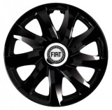 Set 4 Capace Roti pentru Fiat, model Drift Black, R16, FIAT
