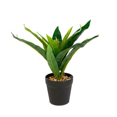 Planta artificiala decorativa - Copac de sofran verde - 20 x 8,5 cm Best CarHome foto
