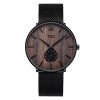 Ceas Barbati Tio Casual Negru Maro Quartz Japonez, Otel Inoxidabil, Analogic, 40mm, Elegant, Rezistent Apa 3ATM