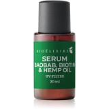 Bio&eacute;lixire Serum Baobab, Biotin &amp; Hemp Oil ser pentru parul deteriorat si fragil cu filtru UV 20 ml