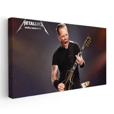 Tablou afis Metallica trupa rock 2361 Tablou canvas pe panza CU RAMA 30x60 cm