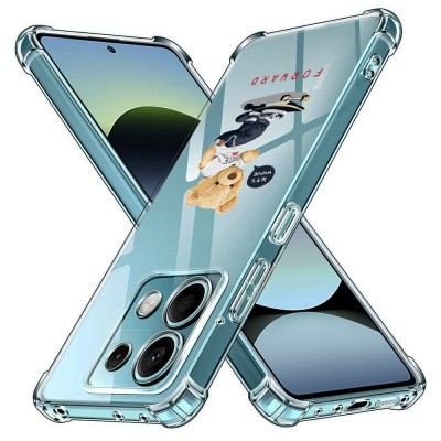 Husa antisoc pentru xiaomi redmi note 14s - airbag tpu, col&amp;Egrave;uri ranforsate - let&amp;acirc;s move forward foto