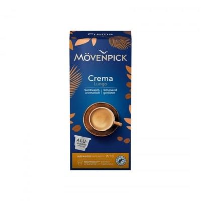 Movenpick Crema Lungo Capsule Aluminiu Nespresso, 10 buc foto