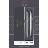 Set Parker Stilou + Pix Jotter Royal SS-CT in cutie cadou cu fereastra