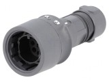 Conector circular mufă tată 8 pini fără contacte pe cablu