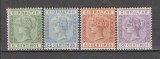 Gibraltar.1889 Regina Victoria filigran 1 4 buc. SG.2, Nestampilat